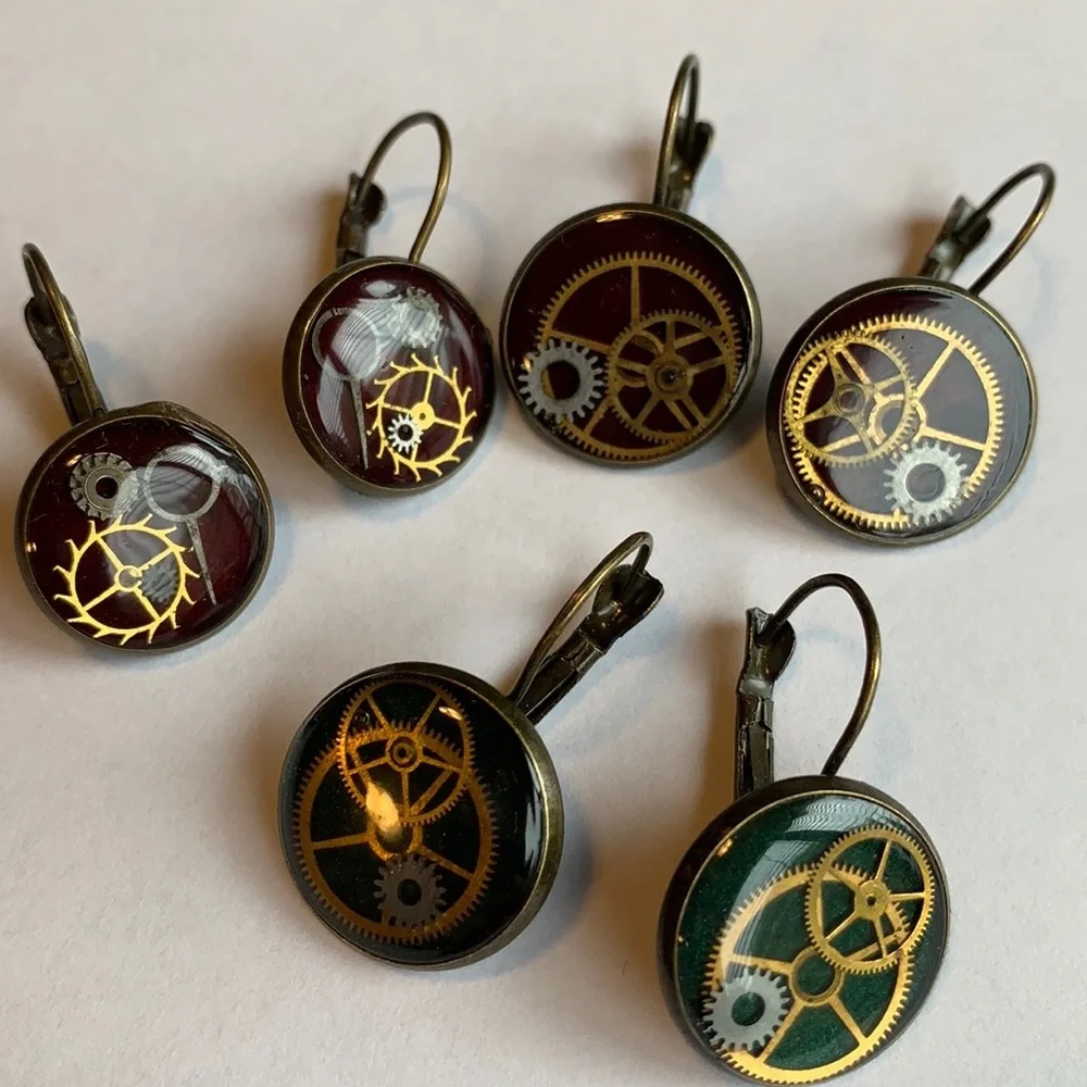 Alice in Wonderland Steampunk New Necklace Hand Crafted - Picture 9 of 9